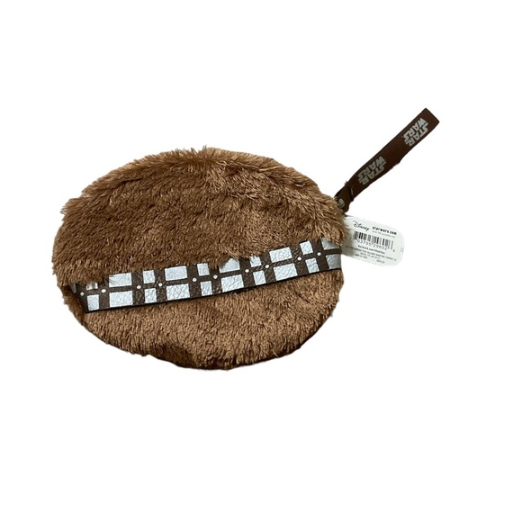 Hallmark Star Wars Chewbacca Wristlet Itty Bittys Fuzzy Wallet Purse Embroidered - Picture 3 of 9